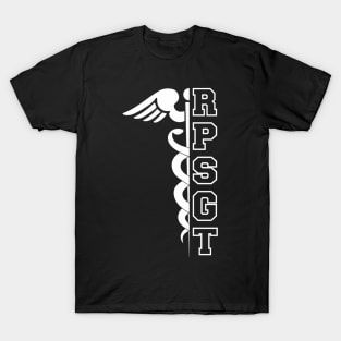 Rpsgt Respiratory Therapist Sleep Technologist Caduceus T-Shirt